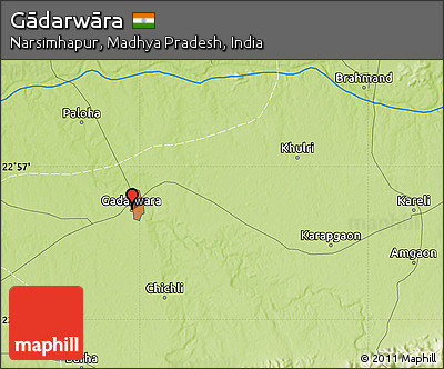 Physical Map of Gādarwāra