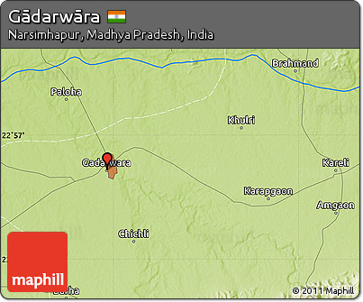 Physical Map of Gādarwāra