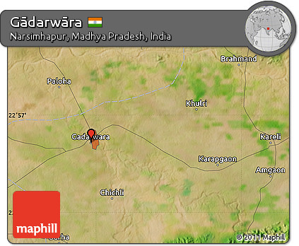 Satellite Map of Gādarwāra