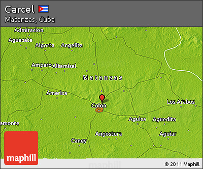 Physical 3D Map of Carcel