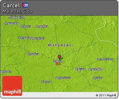 Physical 3D Map of Carcel