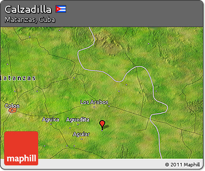Satellite 3D Map of Calzadilla