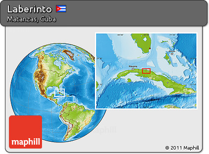 Physical Location Map of Laberinto