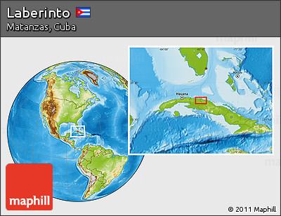 Physical Location Map of Laberinto