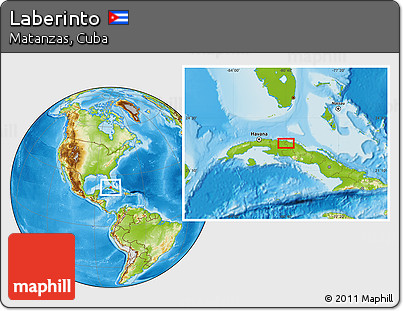 Physical Location Map of Laberinto
