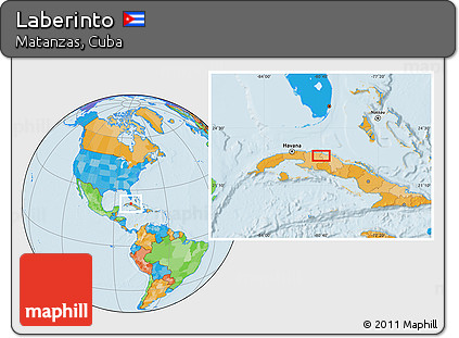 Political Location Map of Laberinto