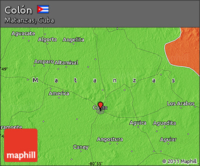 Political Map of Colón