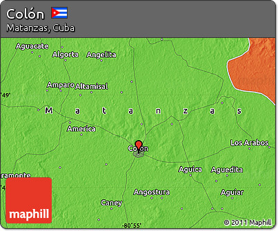 Political Map of Colón