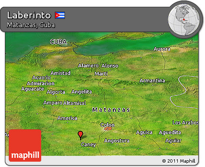 Satellite Panoramic Map of Laberinto