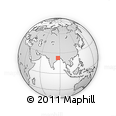 Outline Map of the Area around 22° 53' 22" N, 86° 46' 30" E, rectangular outline