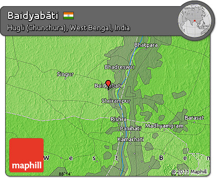 Political Map of Baidyabāti