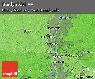Political Map of Baidyabāti