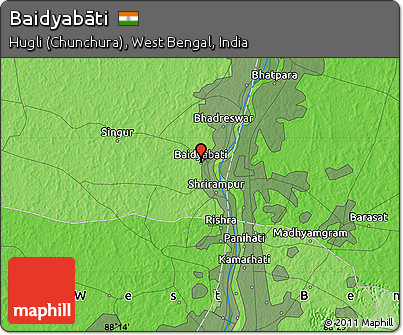 Political Map of Baidyabāti