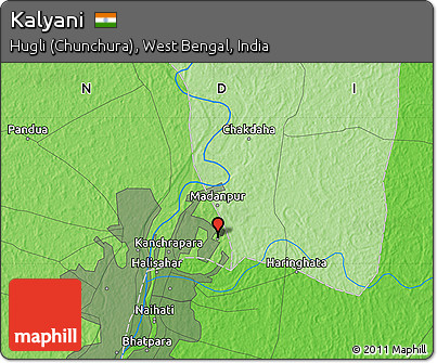 Kalyani West Bengal Map Free Political Map Of Kalyani