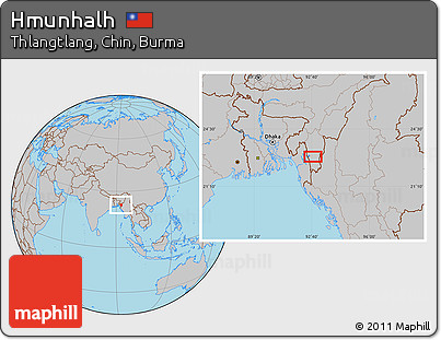 Gray Location Map of Hmunhalh