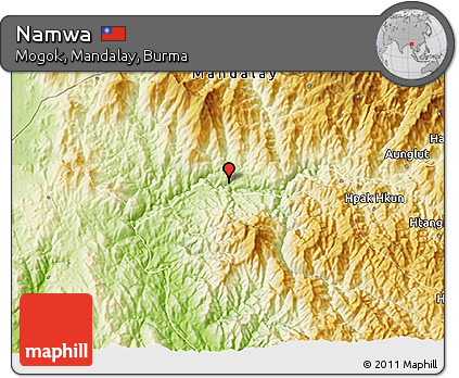 Physical 3D Map of Namwa