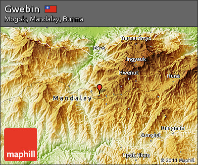 Physical 3D Map of Gwebin