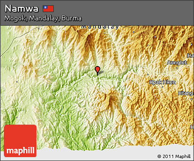 Physical 3D Map of Namwa