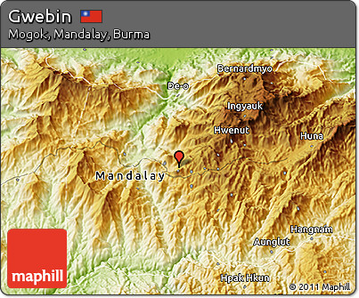 Physical 3D Map of Gwebin