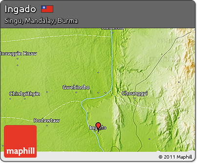 Physical 3D Map of Ingado