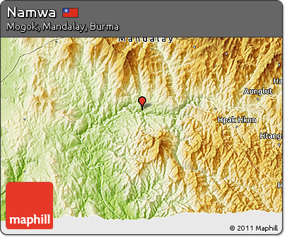 Physical 3D Map of Namwa