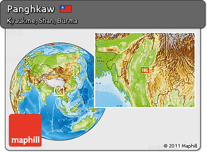 Physical Location Map of Panghkaw