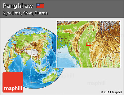 Physical Location Map of Panghkaw