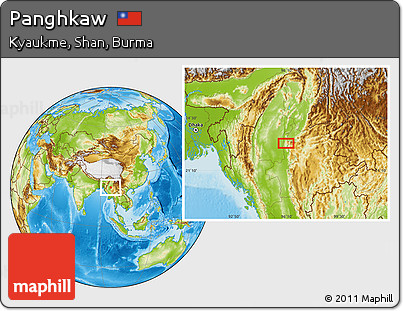 Physical Location Map of Panghkaw