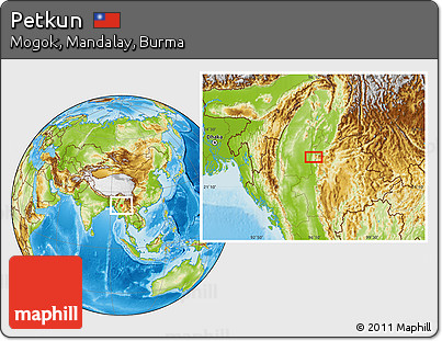 Physical Location Map of Petkun
