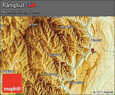 Physical 3D Map of Pāngkut