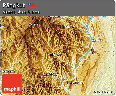Physical 3D Map of Pāngkut