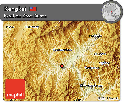 Physical Map of Kengkai