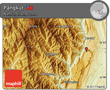 Physical Map of Pāngkut