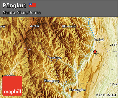 Physical Map of Pāngkut