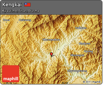 Physical Map of Kengkai