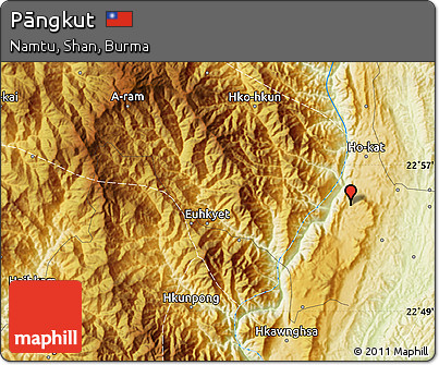 Physical Map of Pāngkut