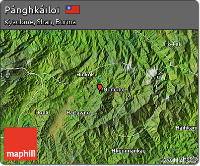 Satellite Map of Pánghkáiloi