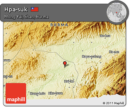 Physical 3D Map of Hpa-suk