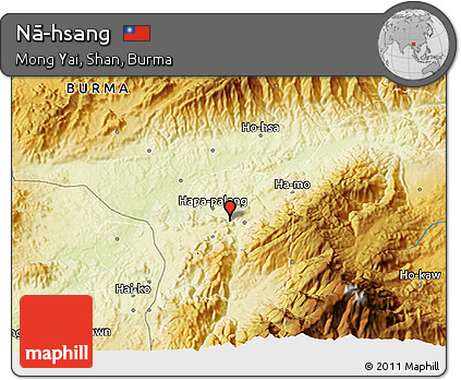 Physical 3D Map of Nā-hsang