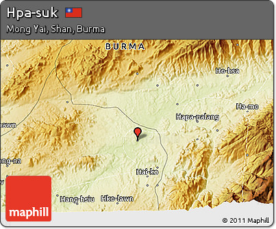 Physical 3D Map of Hpa-suk