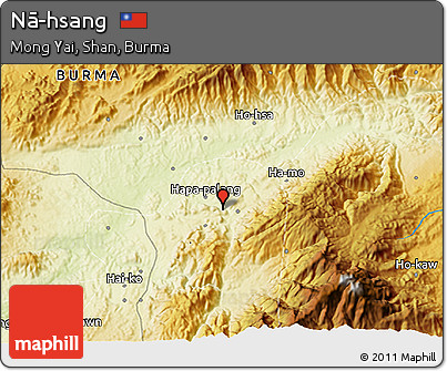 Physical 3D Map of Nā-hsang