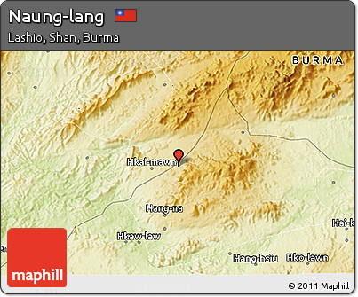 Physical 3D Map of Naung-lang