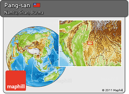 Physical Location Map of Pang-san