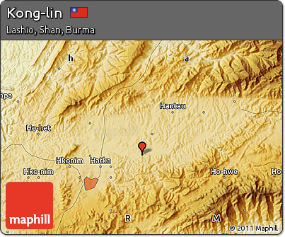 Physical Map of Kong-lin