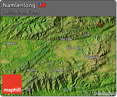 Satellite Map of Namlenlong