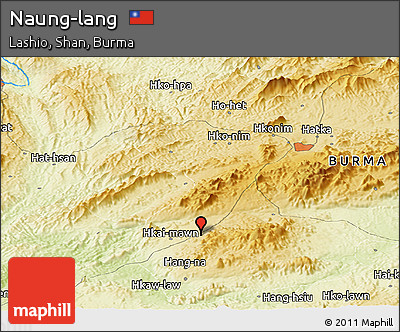 Physical Panoramic Map of Naung-lang