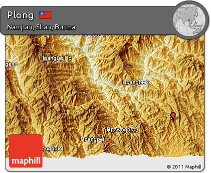 Physical 3D Map of Plong