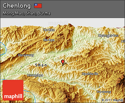 Physical 3D Map of Chenlong