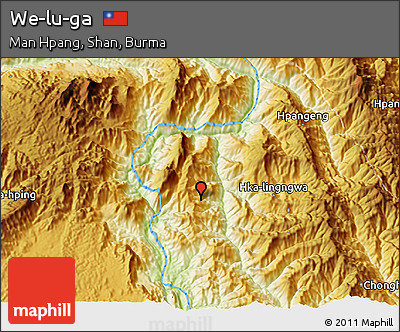 Physical 3D Map of We-lu-ga
