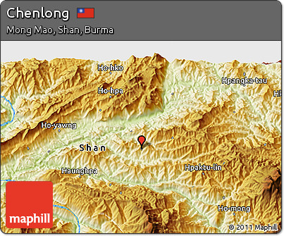 Physical 3D Map of Chenlong